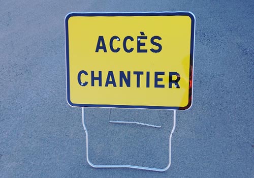 Accès chantier