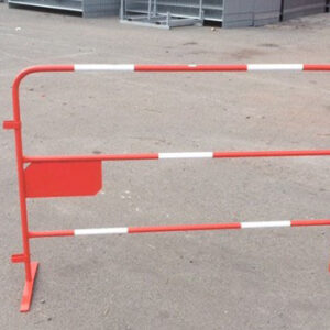 Barrière TP rouge et blanche