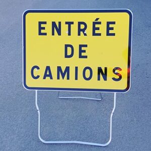 Entrée de camions