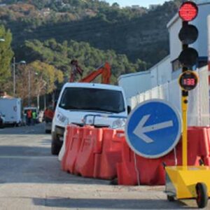 Feux de chantier par 4